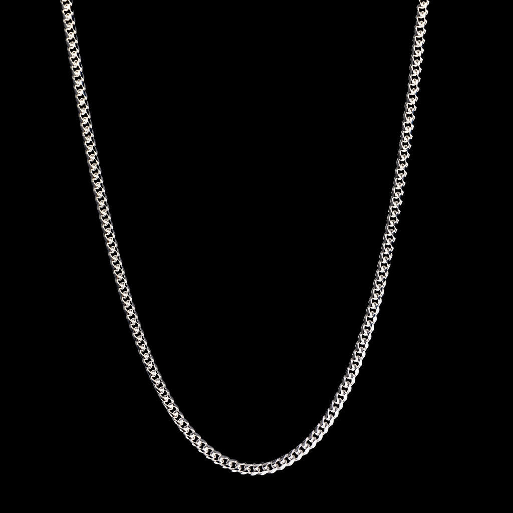 5MM Cuban Link Chain - Handcrafted Designer Silver Cuban Link Chain - Exclusively by JANDER