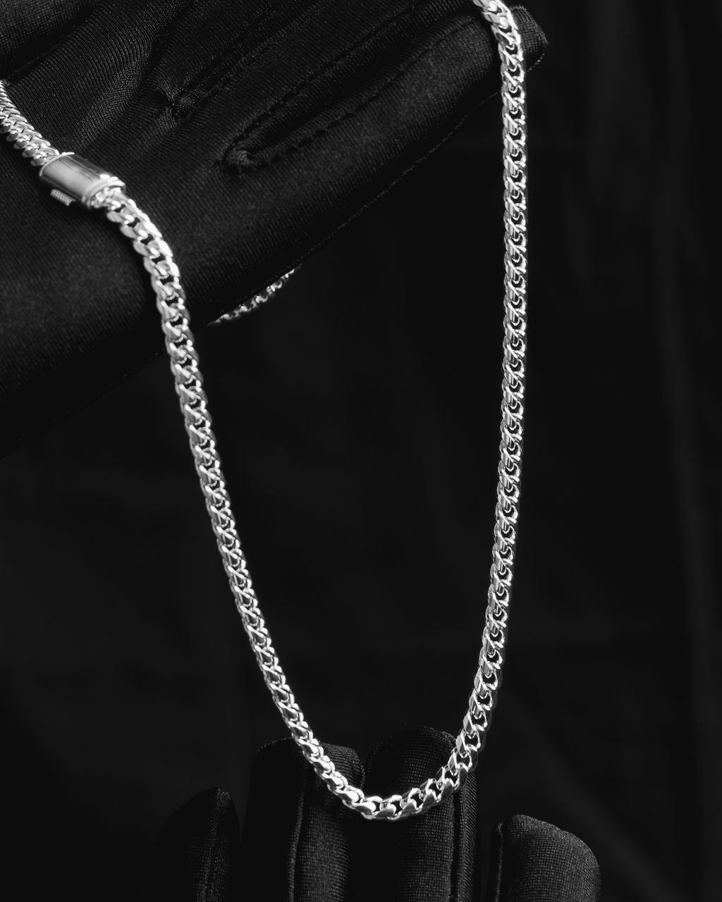 5MM Cuban Link Chain - Handcrafted Designer Silver Cuban Link Chain - Exclusively by JANDER