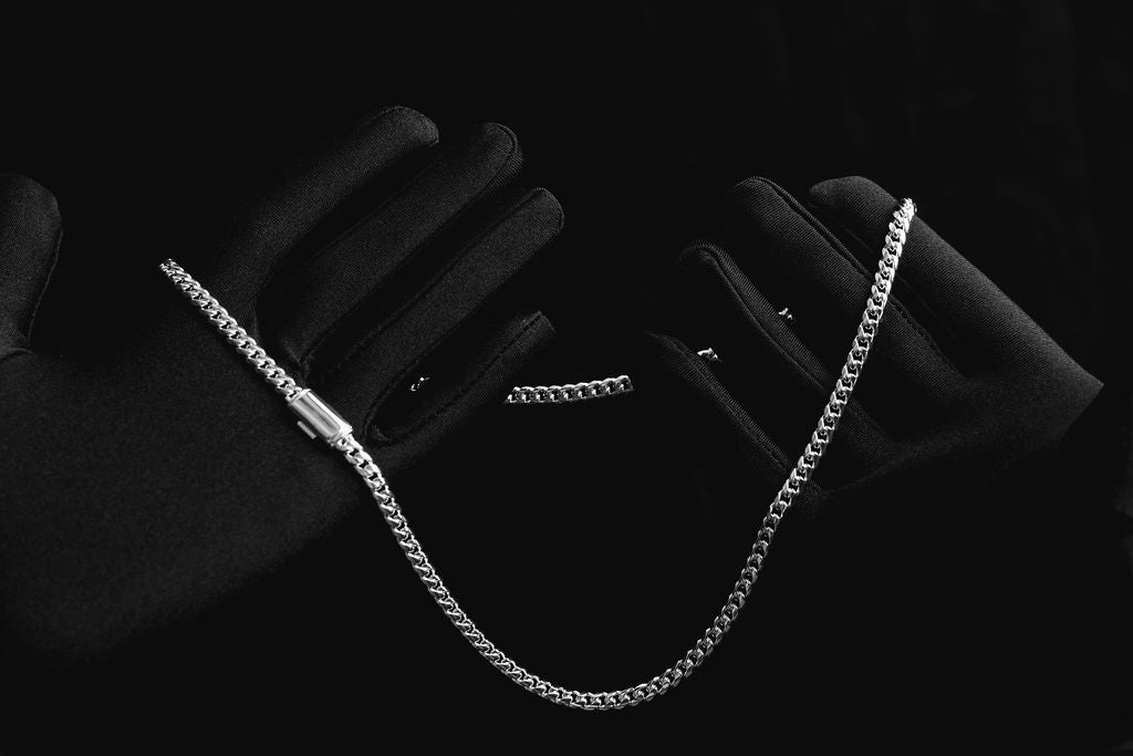 5MM Cuban Link Chain - Handcrafted Designer Silver Cuban Link Chain - Exclusively by JANDER